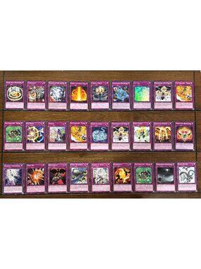 Yu-Gi-Oh! Trap Cards Lot Of 27- 1st Edition Rare & Common